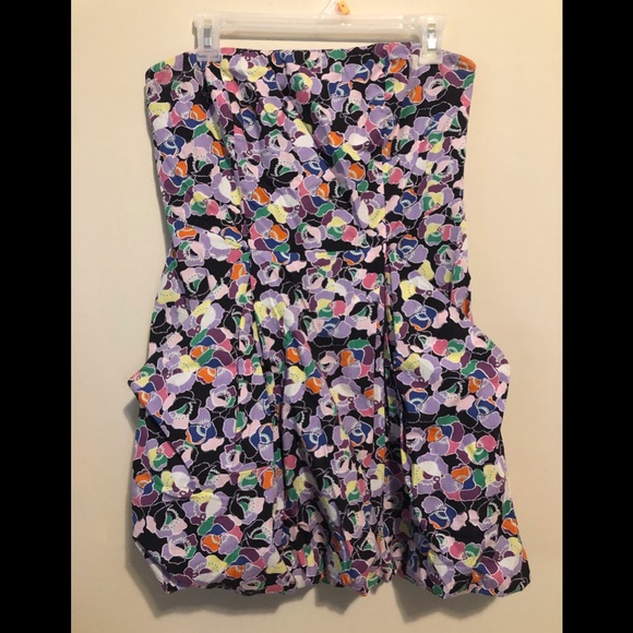 Armani Exchange Mini Strapless Dress Size 10 - Picture 1 of 7